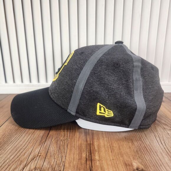 Golden State Warriors New Era 39thirty Fitted Sz M/L Hat Cap Black Gray NBA Team - Picture 6 of 11
